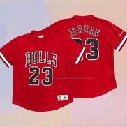 Camiseta Manga Corta Chicago Bulls Michael Jordan NO 23 Rojo2