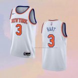 Camiseta New York Knicks Josh Hart NO 3 Association Blanco