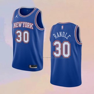 Camiseta New York Knicks Julius Randle NO 30 Statement 2020-21 Azul