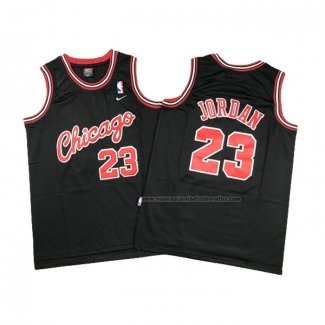 Camiseta Nino Chicago Bulls Michael Jordan NO 23 Negro3