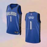 Camiseta Orlando Magic Jonathan Isaac NO 1 Statement 2022-23 Azul