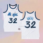 Camiseta Orlando Magic Shaquille O'neal NO 32 Retro Blanco