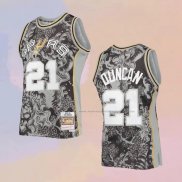 Camiseta San Antonio Spurs Tim Duncan NO 21 Special Year Of The Tiger Negro