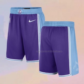 Pantalone Los Angeles Lakers Ciudad 2021-22 Violeta