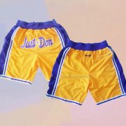 Pantalone Los Angeles Lakers Just Don Amarillo