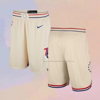 Pantalone Philadelphia 76ers Ciudad 2017-18 Amarillo