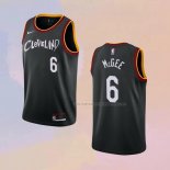 Camiseta Cleveland Cavaliers JaVale McGee NO 6 Ciudad 2020-21 Negro