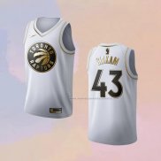 Camiseta Golden Edition Toronto Raptors Pascal Siakam NO 43 Blanco