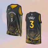 Camiseta Golden State Warriors Jordan Poole NO 3 Ciudad 2022-23 Negro