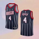 Camiseta Houston Rockets Jalen Green NO 4 Ciudad 2022-23 Negro