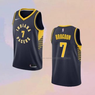 Camiseta Indiana Pacers Malcolm Brogdon NO 7 Icon Azul