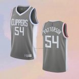 Camiseta Los Angeles Clippers Patrick Patterson NO 54 Earned 2020-21 Gris