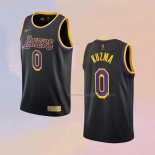 Camiseta Los Angeles Lakers Kyle Kuzma NO 0 Earned 2020-21 Negro