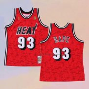 Camiseta Miami Heat Bape NO 93 Mitchell & Ness Rojo