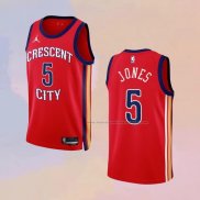 Camiseta New Orleans Pelicans Herbert Jones NO 5 Statement 2023-24 Rojo