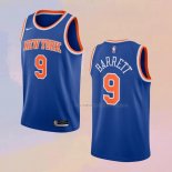 Camiseta New York Knicks RJ Barrett NO 9 Icon 2020-21 Azul