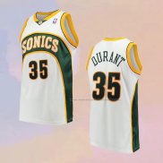 Camiseta Nino Seattle SuperSonics Kevin Durant NO 35 Mitchell & Ness 2006-07 Blanco