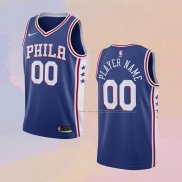 Camiseta Philadelphia 76ers Personalizada Icon Azul