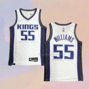 Camiseta Sacramento Kings Jason Williams NO 55 Association 2019-20 Blanco