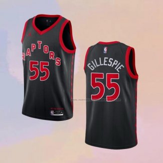 Camiseta Toronto Raptors Freddie Gillespie NO 55 Statement 2020-21 Negro