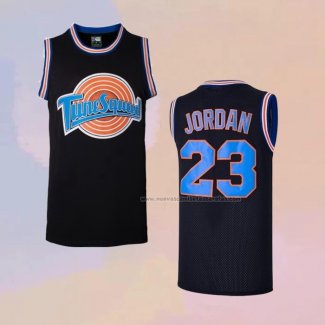 Camiseta Tune Squad Michael Jordan NO 23 Negro