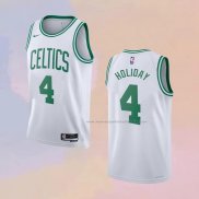 Camiseta Boston Celtics Jrue Holiday NO 4 Association 2022-23 Blanco