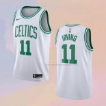 Camiseta Boston Celtics Kyrie Irving NO 11 Association 2017-18 Blanco