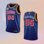 Camiseta Golden State Warriors Juan Toscano-Anderson NO 95 75th Anniversary Azul