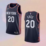 Camiseta New York Knicks Kevin Knox NO 20 Ciudad Edition 2019-20 Azul