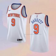 Camiseta New York Knicks RJ Barrett NO 9 Association 2019-20 Blanco