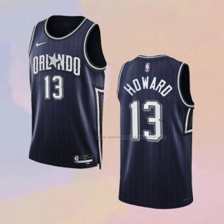 Camiseta Orlando Magic Jett Howard NO 13 Ciudad 2023-24 Azul