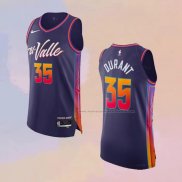 Camiseta Phoenix Suns Kevin Durant NO 35 Ciudad Autentico 2023-24 Violeta