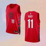 Camiseta Portland Trail Blazers Josh Hart NO 11 Statement 2022-23 Rojo