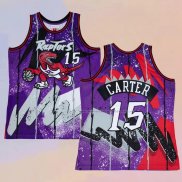 Camiseta Toronto Raptors Vince Carter NO 15 Mitchell & Ness 1998-99 Violeta