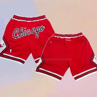 Pantalone Chicago Bulls Just Don Rojo