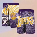 Pantalone Los Angeles Lakers Mitchell & Ness 1960 Violeta