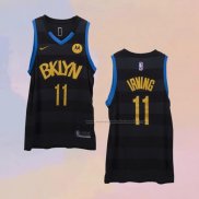 Camiseta Brooklyn Nets Kyrie Irving NO 11 Fashion Royalty Negro