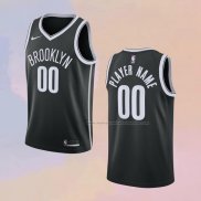 Camiseta Brooklyn Nets Personalizada Icon 2020-21 Negro