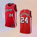 Camiseta Chicago Bulls Lauri Markkanen NO 24 Ciudad 2021-22 Rojo