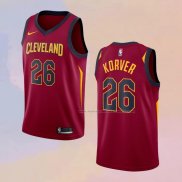 Camiseta Cleveland Cavaliers Kyle Korver NO 26 Icon Rojo