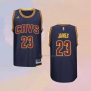 Camiseta Cleveland Cavaliers LeBron James NO 23 Retro Azul