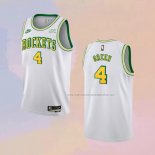 Camiseta Houston Rockets Jalen Green NO 4 Classic 2022-23 Blanco