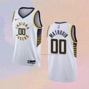 Camiseta Indiana Pacers Bennedict Mathurin NO 00 Association 2022-23 Blanco