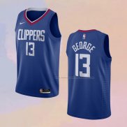 Camiseta Los Angeles Clippers Paul George NO 13 Icon 2020-21 Azul