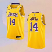 Camiseta Los Angeles Lakers Brandon Ingram NO 14 Icon Amarillo