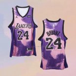 Camiseta Los Angeles Lakers Kobe Bryant NO 24 Fashion Royalty Violeta