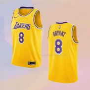 Camiseta Los Angeles Lakers Kobe Bryant NO 8 Icon 2018-19 Amarillo