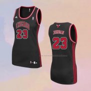 Camiseta Mujer Chicago Bulls Michael Jordan NO 23 Negro