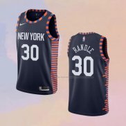 Camiseta New York Knicks Julius Randle NO 30 Ciudad Edition 2019-20 Azul