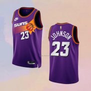 Camiseta Phoenix Suns Cameron Johnson NO 23 Classic 2022-23 Violeta